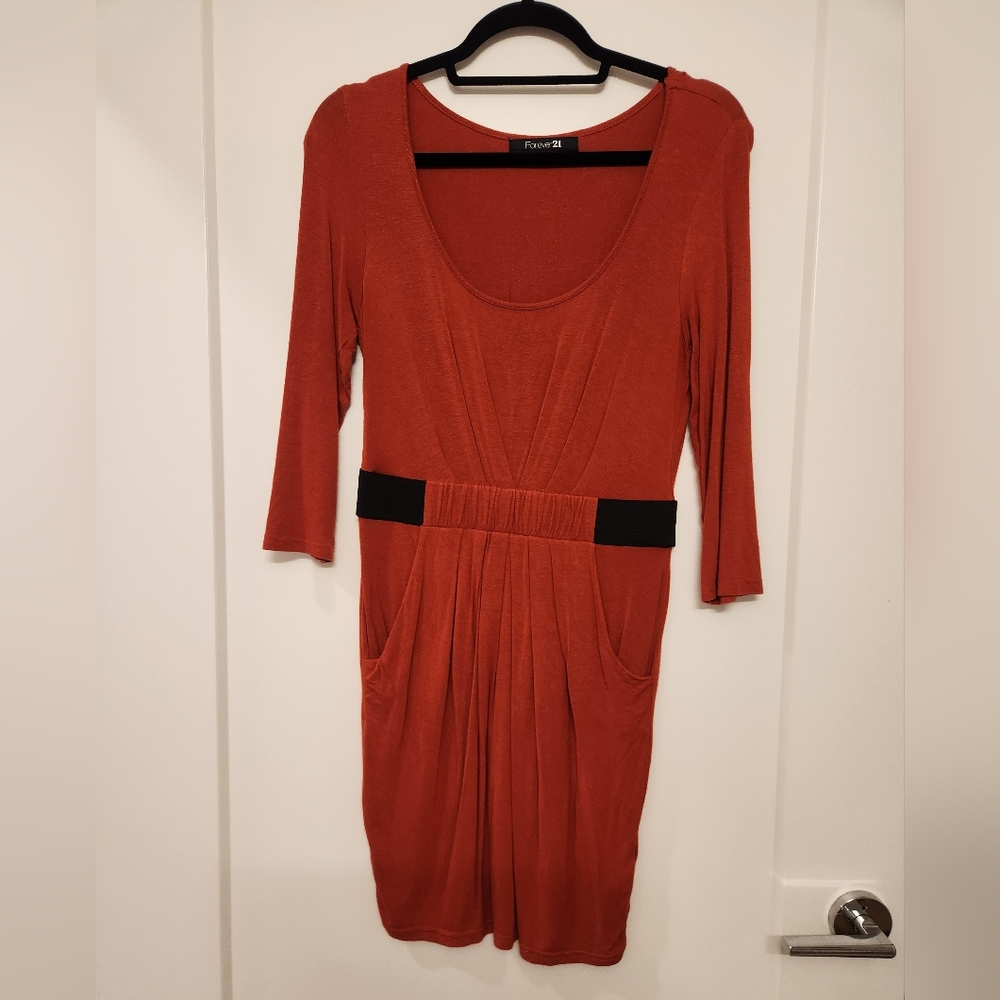 3 for $12 Cinch Waist Ruched Pocket Dress